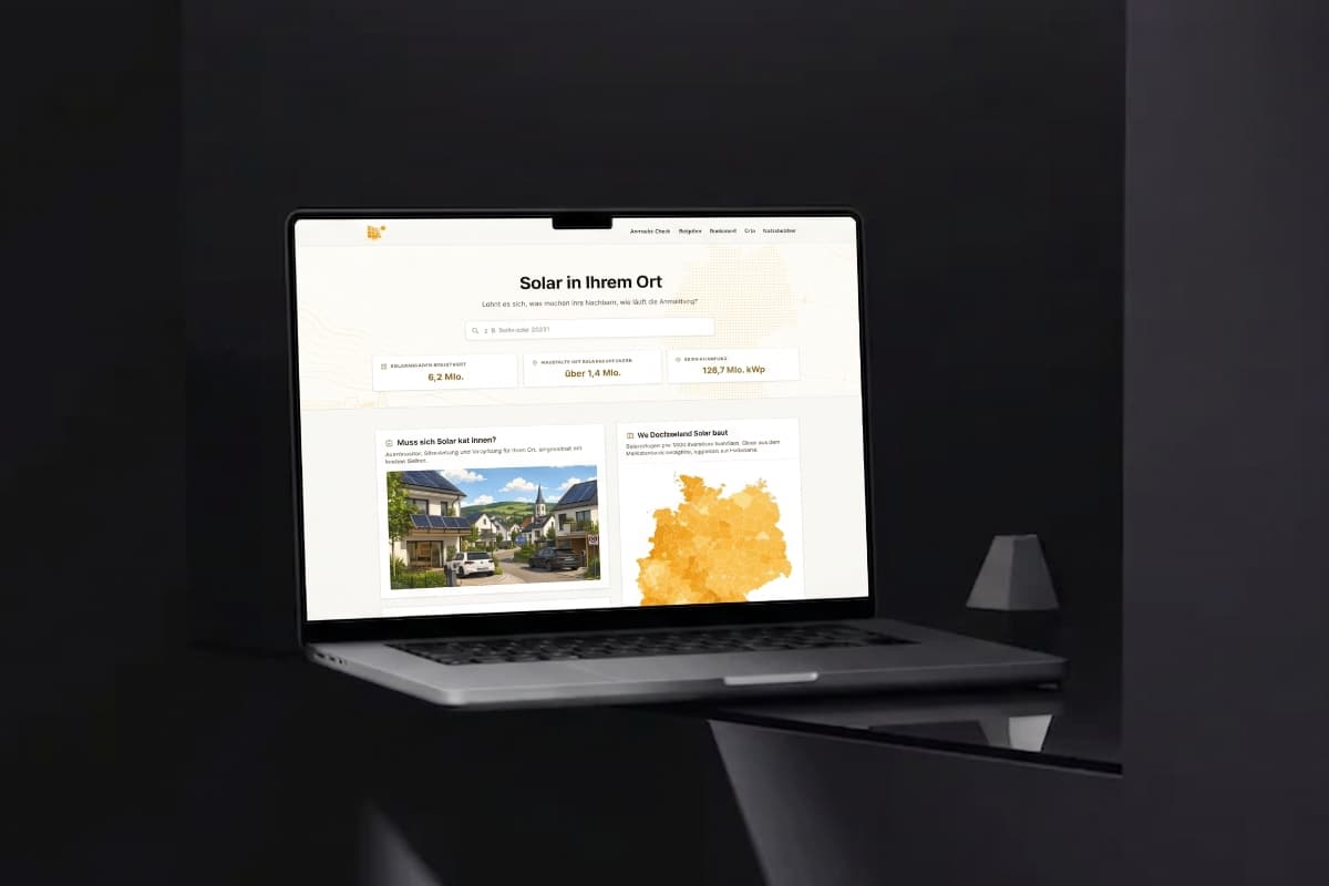 Sonnenregister project preview